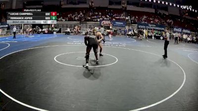 D 1 165 lbs Cons. Round 4 - Lucas Campbell, Benton vs Terrance Jopes, Baton Rouge