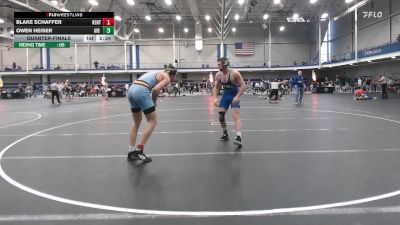 197 lbs Quarterfinal - Blake Schaffer, Kent State vs Owen Heiser, Air Force Academy