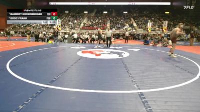 3A-138 lbs Quarterfinal - Barrett Eichenberger, Torrington vs Broc Frank, Powell