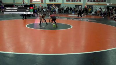 65 lbs Round 1 - Ryker Brown, Knights Wrestling Club - Union vs Austyn Kiesey, LMWC