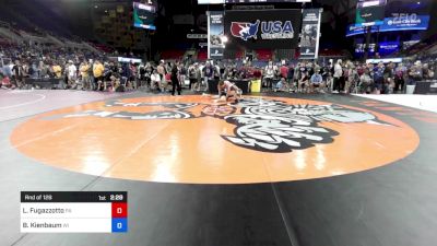 190 lbs Rnd Of 128 - Luke Fugazzotto, PA vs Ben Kienbaum, WI