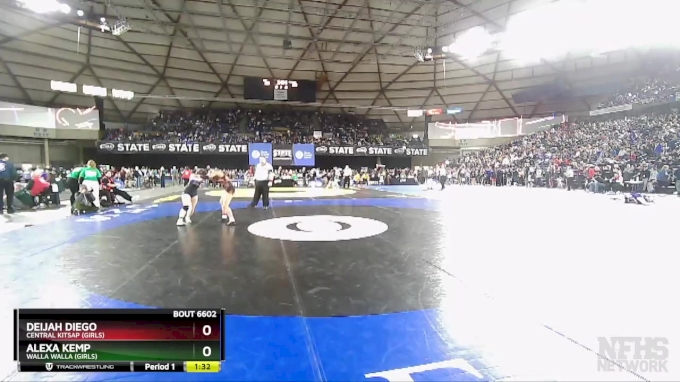 Girls 3A/4A 125 Quarterfinal - Deijah Diego, Central Kitsap (Girls) vs ...