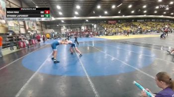132 lbs Cons. Round 5 - Rykken LaForest, Darkhorse vs Noah Rau, Gorilla Wrestling Club