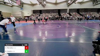 72-J lbs Round Of 16 - Vincent Petriello, RedNose Wrestling School vs Nicholas Hoskin, AMERICAN MMA AND WRESTLING