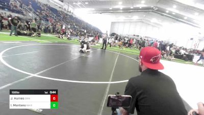 156 lbs Consi Of 16 #2 - Jackson Humes, Grindhouse WC West vs Isaac Montano, NM Royalty