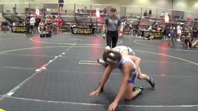 90 lbs Finals (8 Team) - Reed Wicker, Indiana Outlaws vs Nate Ortiz, Elite Athletic Club