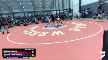 157 lbs Champ. Round 1 - Demian Garcia, CA vs Darius Christensen, WA