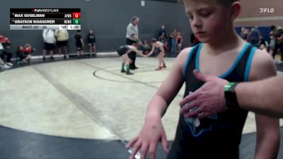 93 lbs Cons. Semi - Max Gugelman, American Falls Wrestling Club vs Grayson Waggoner, North Country Wrestling Club