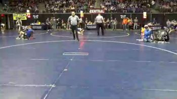 56 lbs Round Of 16 - Jackson Gates, Bethlehem vs Keyzlin Hollimon, Waynesboro