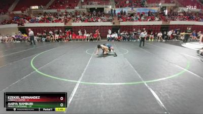 165 lbs Quarters & 1st Wb (16 Team) - Ezekiel Hernandez, Lubbock Cooper vs Aarya Namburi, Frisco Centennial