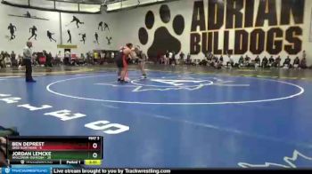 285 lbs Round 4 (8 Team) - Ben DePrest, Ohio Northern vs Jordan Lemcke, Wisconsin-Oshkosh