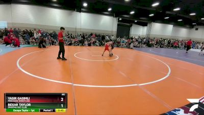 58-58 lbs Round 1 - Bexar Taylor, Spartan Mat Club vs Yasir Gasimli, Precision Wrestling