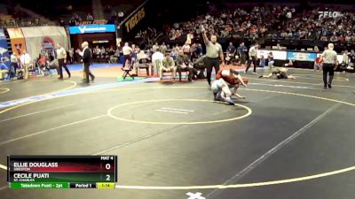 100 Class 1 lbs Semifinal - Ellie Douglass, Sikeston vs Cecile Puati, St. Charles