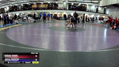 117 lbs Cons. Round 5 - Jenna Beddow, McKendree University vs Norah Swaim, McKendree University