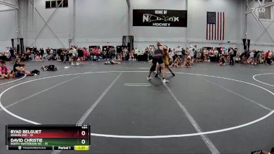 190 lbs Semis (4 Team) - Ryad Belguet, Kraken Red vs David Christie, North Hunterdon WC