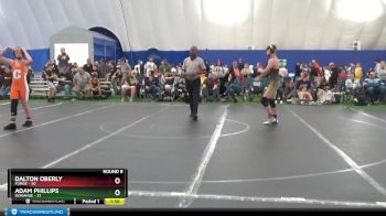 130 lbs Round 8 (10 Team) - Adam Phillips, Donahue vs Dalton Oberly, Forge