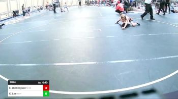 66 lbs Consi Of 8 #2 - Elliot Dominguez, Nevada Elite WC vs Kharter Lee, Aspire Higher USA WC