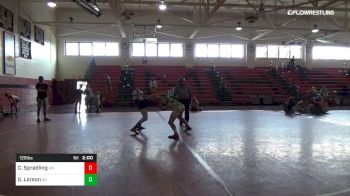 126 lbs Quarterfinal - Colton Spradling, Wv vs Seth Larson, Ga