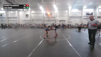 72 lbs Round 7 (8 Team) - Dominic Golembieski, Ohio Gold Black vs Jase Wimer, Wrecking Crew Black
