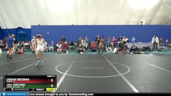 84 lbs Round 2 (8 Team) - Teo Triscaro, Donahue Black vs Jaxson Becerra, Forge