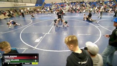 63 lbs Quarterfinal - Kase Jenkins, Evanston Elite vs Trigg Williams, Westlake