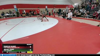 68-74 lbs Round 1 - Bryar Jones, PVBC WARRIORS vs Marcus Nunez, Fort Morgan Wrestling Club