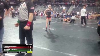 112 lbs Quarterfinal - Chanley Green, Team Utah vs Jasmine Luedtke, Team Iowa