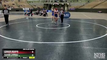 144 lbs Placement (4 Team) - Connor Benson, Brentwood Academy vs Tucker Carroll, Battle Ground Academy