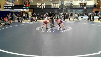 61-61 lbs Round 1 - Taze Pace, Morgan Wrestling Club vs Titan Knudsen, Sanderson Wrestling Academy