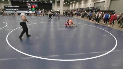155 lbs Semis - Stetson Gabel, Bear Cave Wrestling Club vs Cragen Smith, Wichita Training Center
