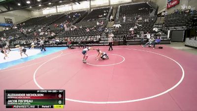 147 lbs Cons. Round 6 - Alexander Nicholson, Herriman High School vs Jacob Fisi`ipeau, Herriman High School