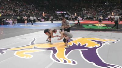 Champ. Round 1 - Hayley Rusher, Chase County vs Jenahcie Zautke, Madison