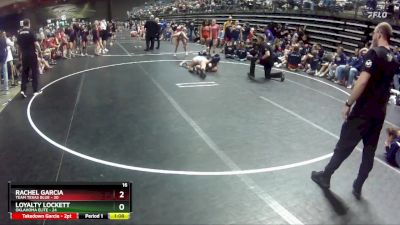 126 lbs Finals (8 Team) - Rachel Garcia, Team Texas Blue vs Loyalty Lockett, Oklahoma Elite