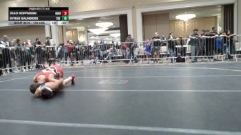 130 lbs Consi Of 16 #2 - Joao Hoffmann, Hueneme HS vs Syrus Saunders, The Empire