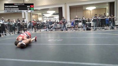 130 lbs Consi Of 16 #2 - Joao Hoffmann, Hueneme HS vs Syrus Saunders, The Empire