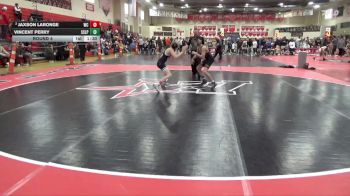 90 lbs Round 4 - Jaxson LaRonge, Weigh-In Club vs Vincent Perry, S.I.S. Spring Lake Park-Ironda
