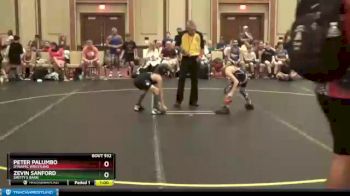 56 lbs Cons. Round 3 - Peter Palumbo, Dynamic Wrestling vs Zevin Sanford, Smitty`s Barn