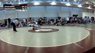 70 lbs Champ. Round 1 - Myles Rogers, Cavalier Wrestling Club vs Malachi Cabral, Guerrilla Wrestling (GWA)