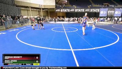 35-37 lbs Quarterfinal - Enzo Aparis, Washington vs Jedidiah Bennett, NWWC