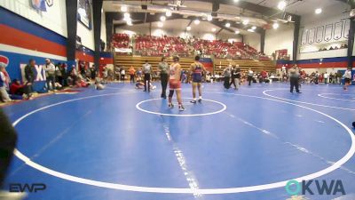 155 lbs Semifinal - Bentley Tumleson, Fort Gibson Youth Wrestling vs Elijah Tolander, Team Tulsa Wrestling Club