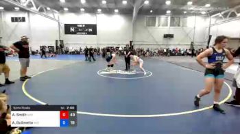 155 lbs Semifinal - Abbigail Smith, Misfits Kick Start vs Araya Guilmette, Misfits Live Wire