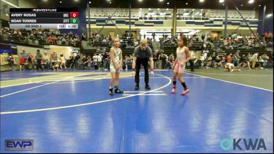 57 lbs Rr Rnd 3 - Avery Rosas, OKC Saints Wrestling vs Noah Torres, Standfast