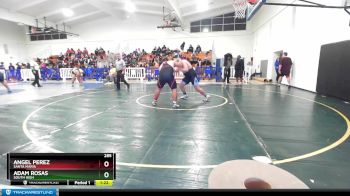 285 lbs Champ. Round 2 - Adam Rosas, South High vs Angel Perez, Santa Maria