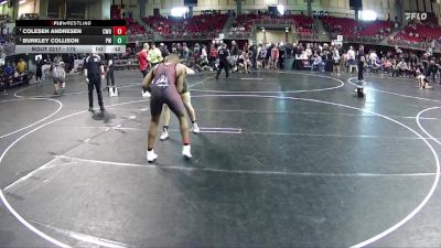 175 lbs 1st Place Match - Burkley Collison, Pierce Warbirds vs Colesen Andresen, CWO