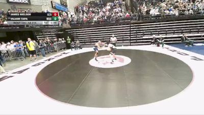 5A 215 lbs Champ. Round 1 - Viliami Tapa, Woods Cross vs James Nielsen, Alta