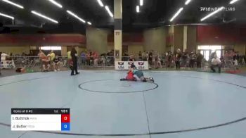 110 lbs Consi Of 8 #2 - Is'Bella Buttrick, Maine Trappers Wrestling Club vs Jaida Butler, Rockwall High School Wrestling