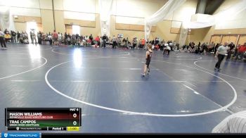 52 lbs Semifinal - Mason Williams, Bonneville Idaho Wrestling Club vs Trae Campos, Green River Grapplers