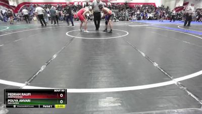 144 lbs Champ. Round 1 - Pouya Anvari, San Mateo vs Pedram Raufi, Independence