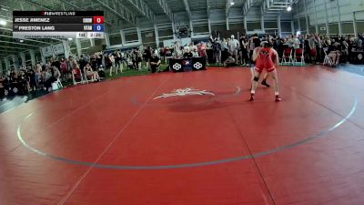 150 lbs Champ. Round 2 - Jesse Jimenez, Centennial High School Wrestling vs Preston Lang, Utah