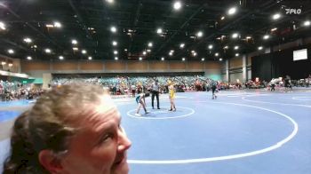 73-76 lbs Round 1 - Bo Thacker, Cougar WC vs Andres Cortes, Rancho Bernardo WC